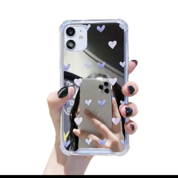 Brand new Apple IPhone 14 Pro Max Mirror Heart 🩶🩶🩶Silicone Phone - Picture 5 of 6